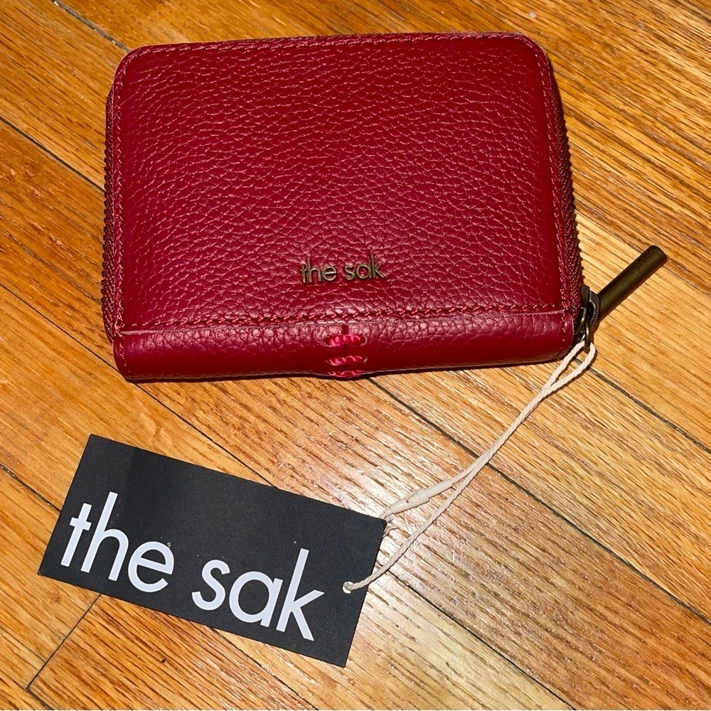 The Sak Burgundy Red Leather Wallet